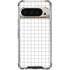 White Grid Pixel 9 Pro XL Clear Case